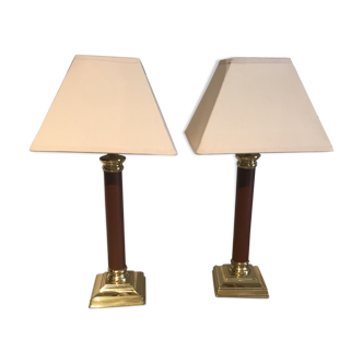 Paire de lampes