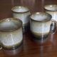 Quatre tasses en grès écossais Dunoon