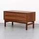 Teak Lowboard with Drawers, 1960s