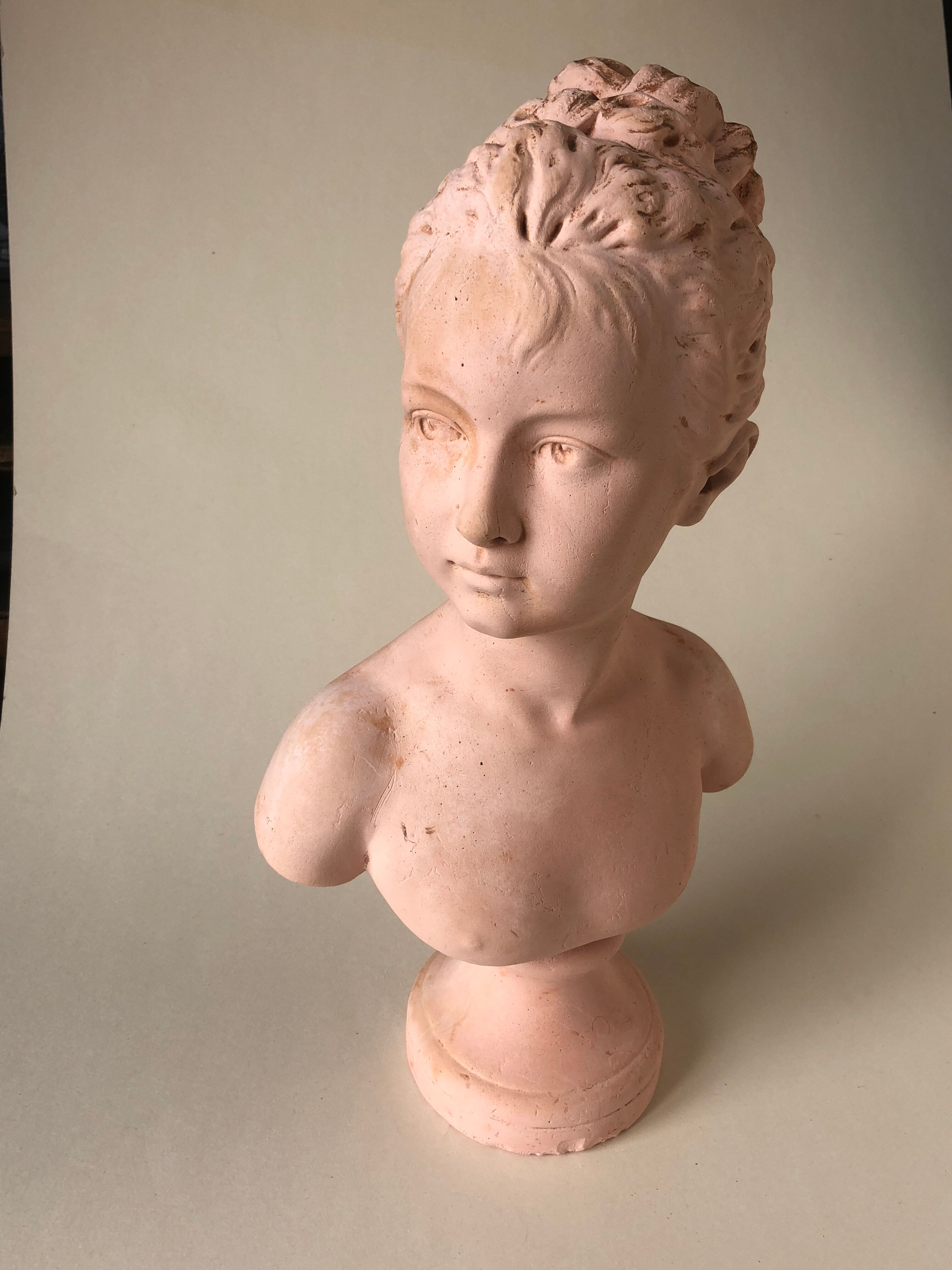 Plaster bust