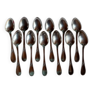 Cuillères métal argenté « Ercuis »