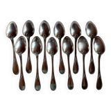 Cuillères métal argenté « Ercuis »