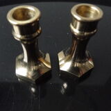 Pair of swedish brass candlesticks from the 1960s