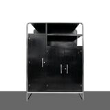 Buffet en acier et bois,  Bruno Weil pour Thonet, années 1930