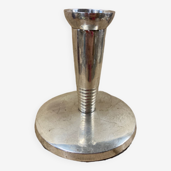 Silver metal candle holder 1930