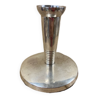 Silver metal candle holder 1930