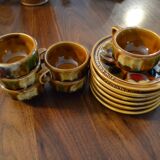 Set of 6 Roussillon coffee cups