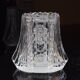 Vase,cut crystal glass,bohemia in the 1960's.