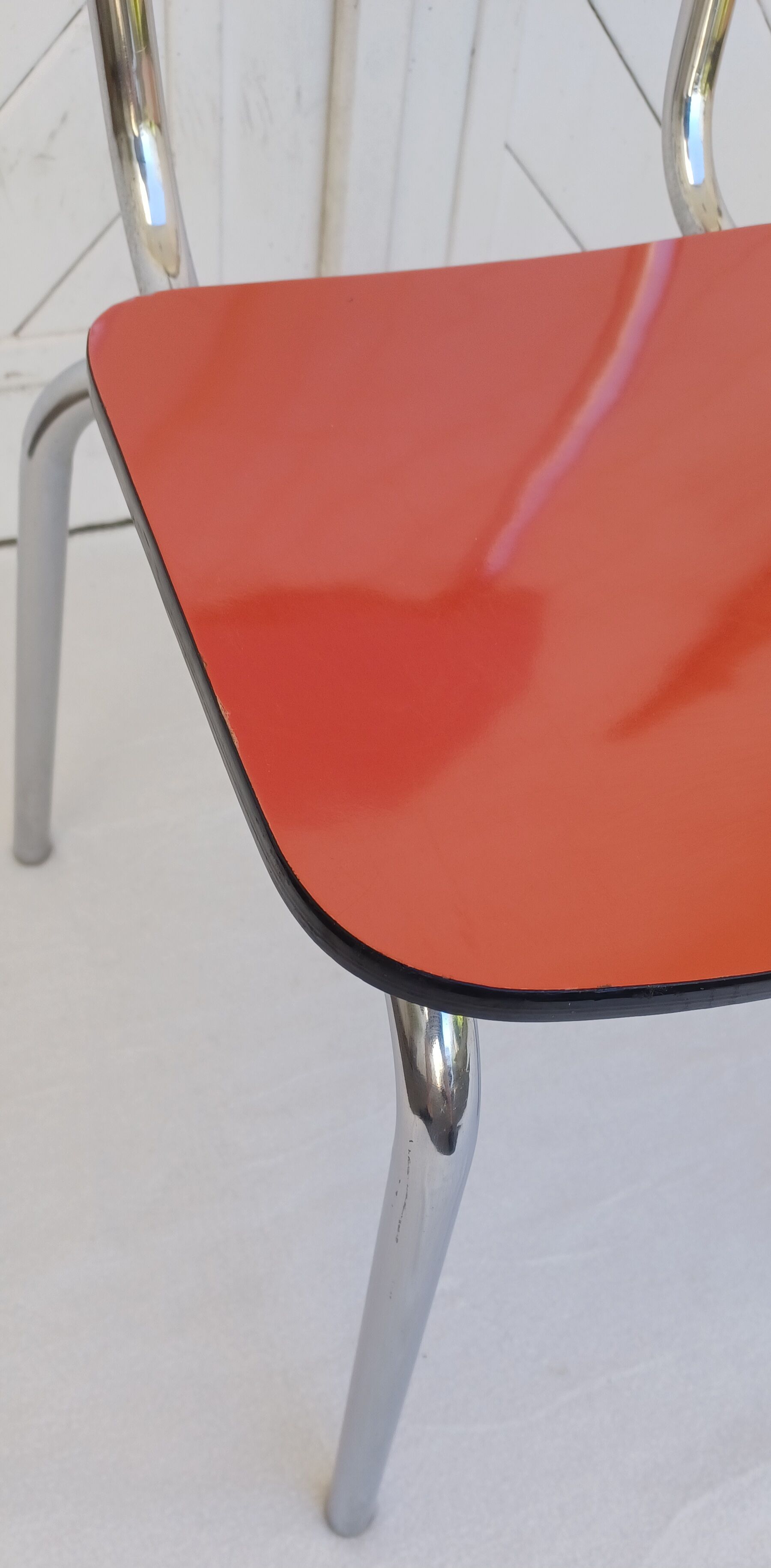 Paire de chaises en formica vintage