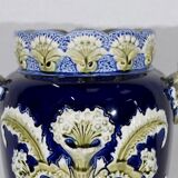 Earthenware vase, faience factory of fives lille - early twentieth century