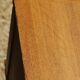 Crossed lattice bedside table veneered in oak