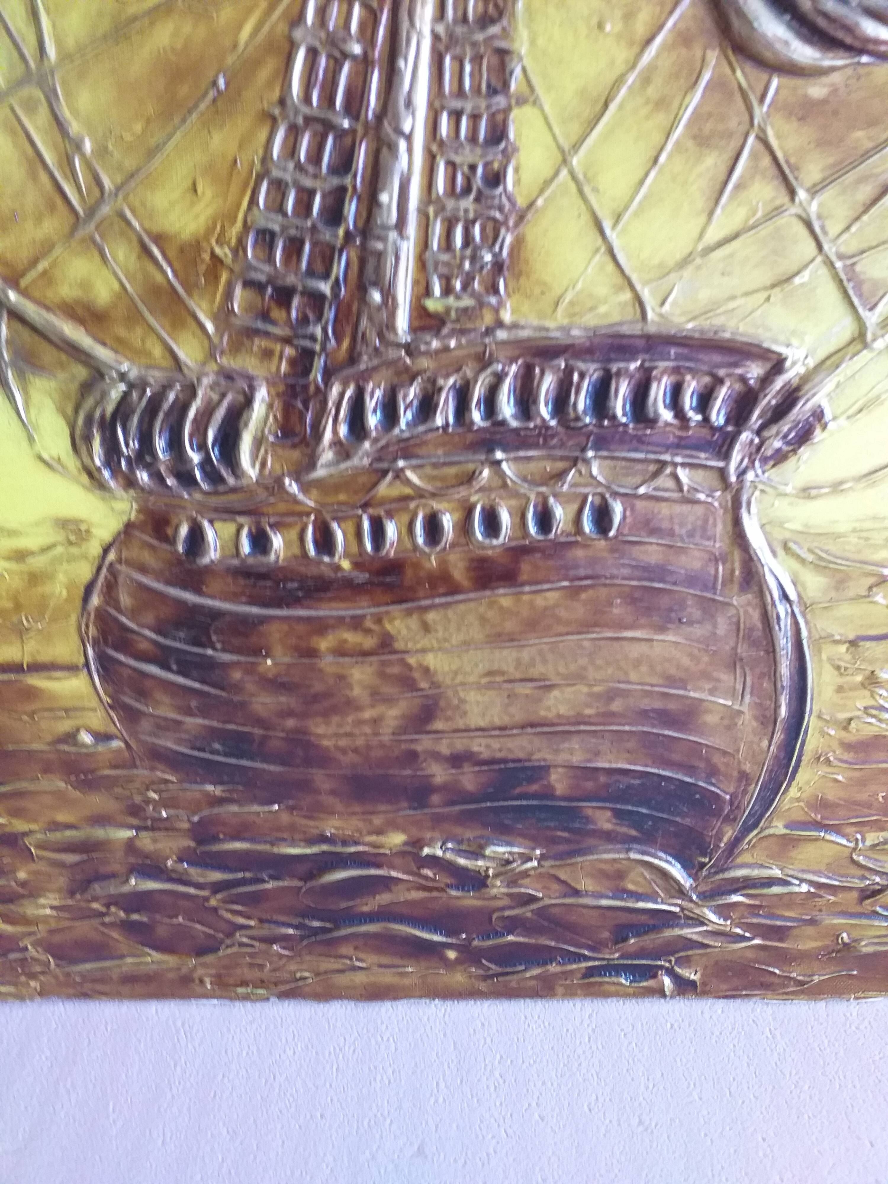 Painting on canvas by b.denoun