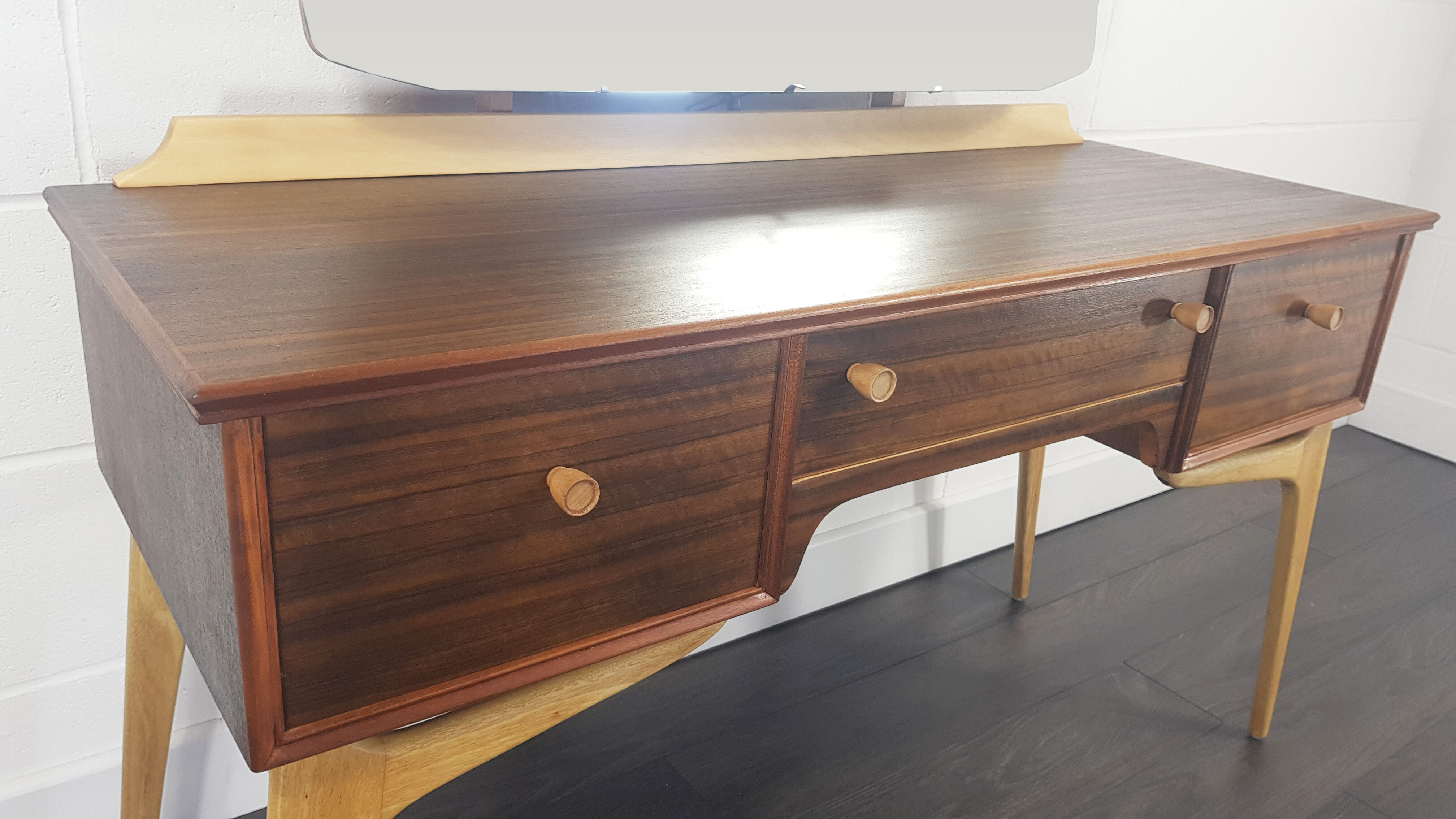 Vintage dressing table by alfred cox for ac furniture, 1950s