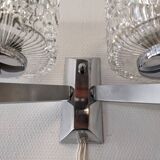 Pair of Murano glass wall lights by Kaiser Leuchten, Germany circa 1970.