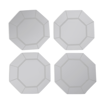 Transparent arcoroc plates