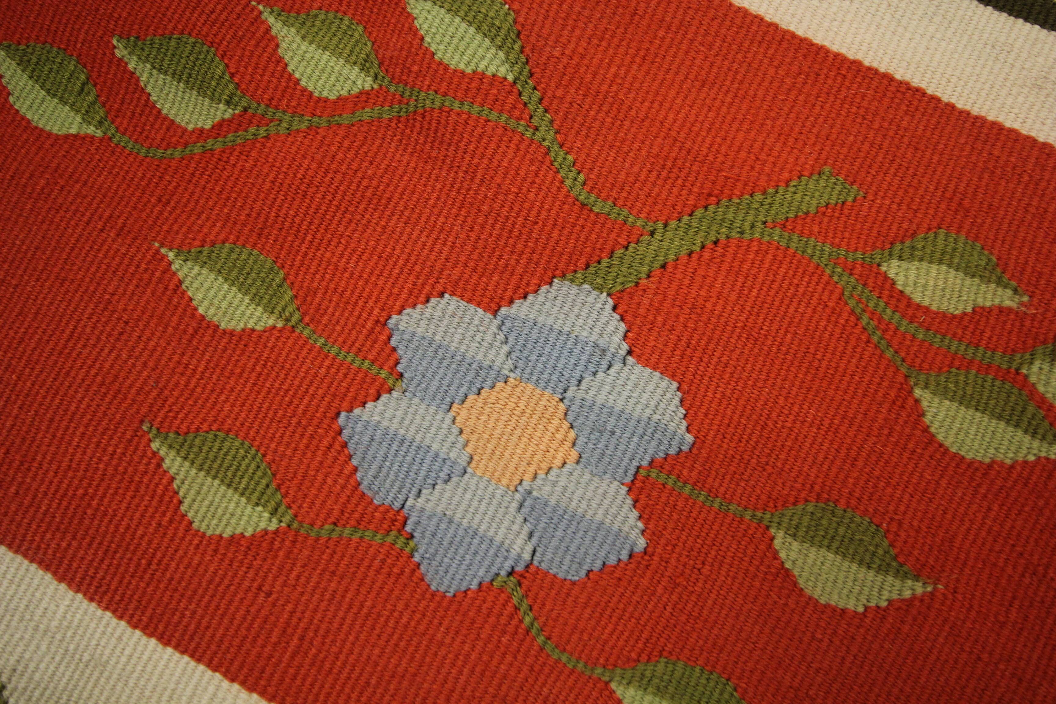 1950s Moldavian Kilim Runner Rug 96 x 200 cm