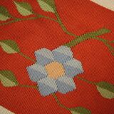 1950s Moldavian Kilim Runner Rug 96 x 200 cm