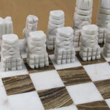 Chess set - brutalist - 1970s