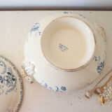 Soup bowl or salad bowl model Pornic, H. Boulenger & Cie, Terre de Fer, French manufacture