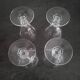 4 button-foot aperitif glasses model Rambouillet Christal d'Arques