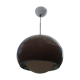 lustre boule en plastique années 70