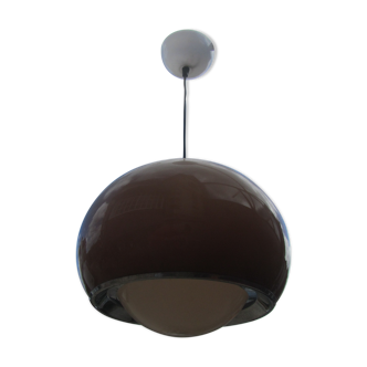 lustre boule en plastique années 70