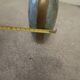 Vase ovale laiton et émail cloisonné