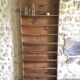 Etagère de métier en bois