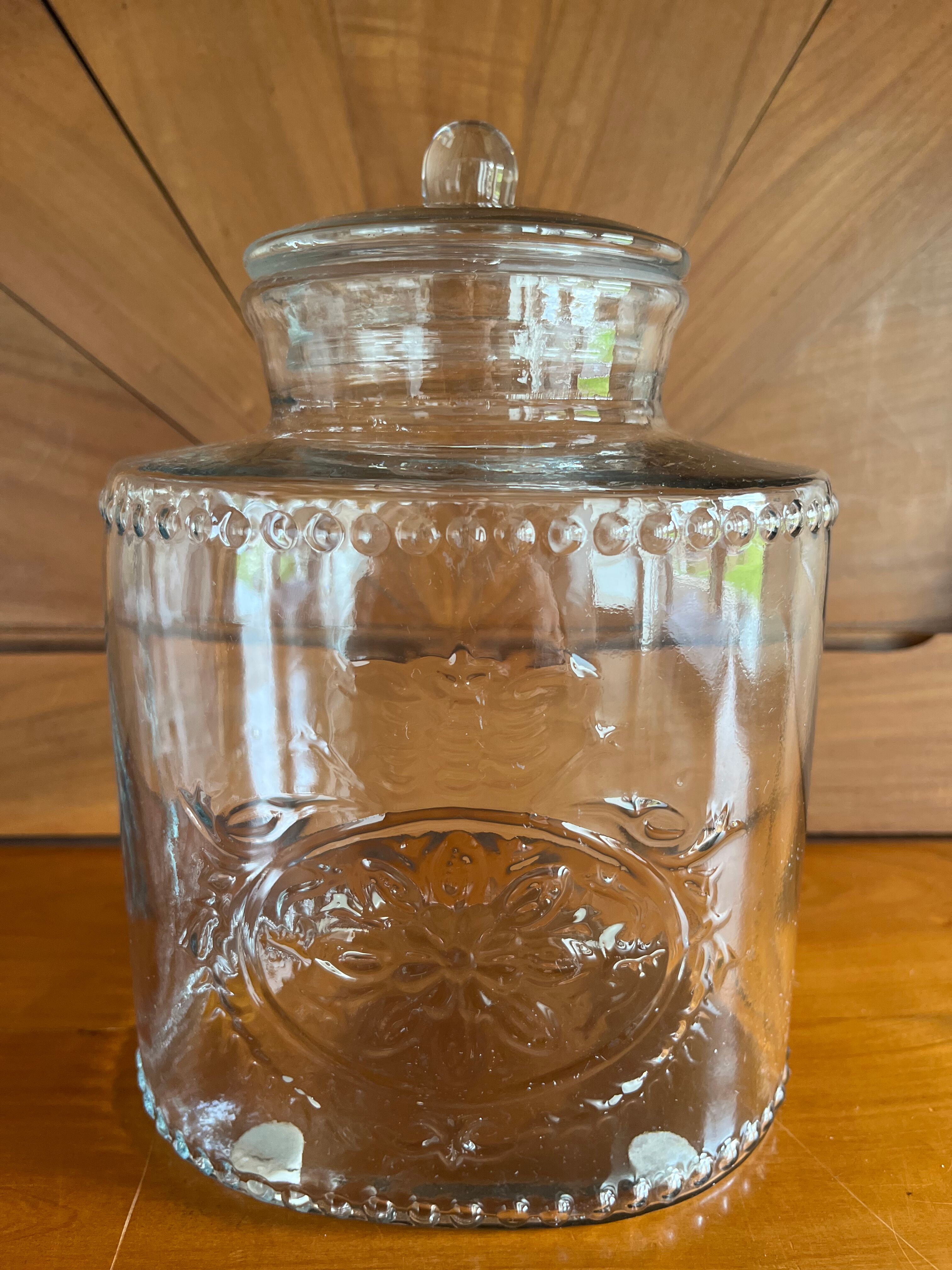 Oval confectionery jar