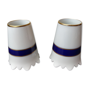 Set de 2 vases en porcelaine