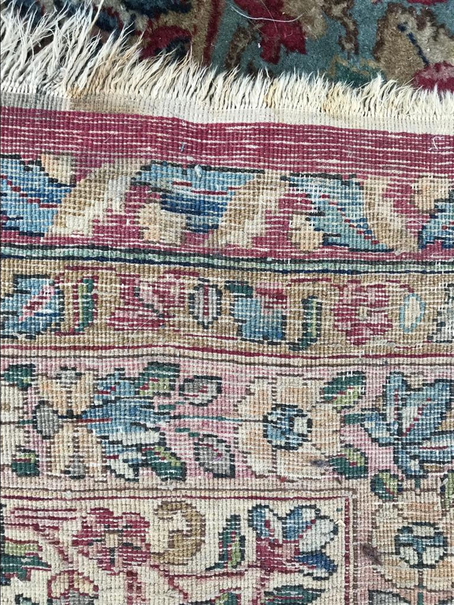 Persian Kerman rug handmade 273 x 353 cm