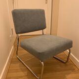Restored chrome armchair