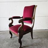 Vintage antique pink chair / armchair