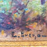 Peinture à l'huile d'Édouard Jules Eveno