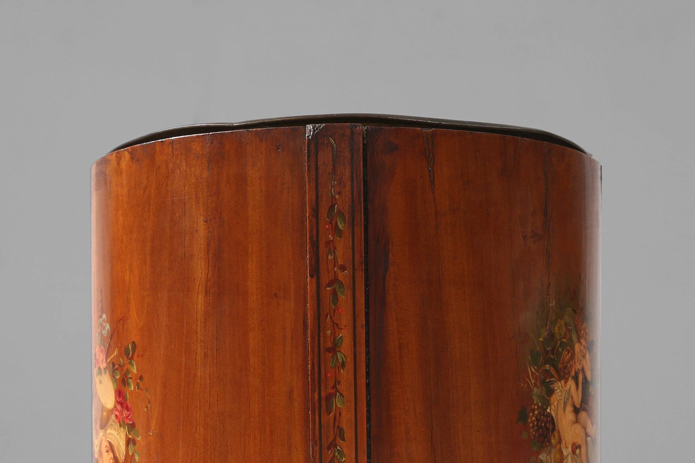 Romantic Victorian Painted Planter on Stand, United Kingdom, 19th Century