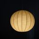 Mid-century german cocoon pendant lamp from goldkant leuchten