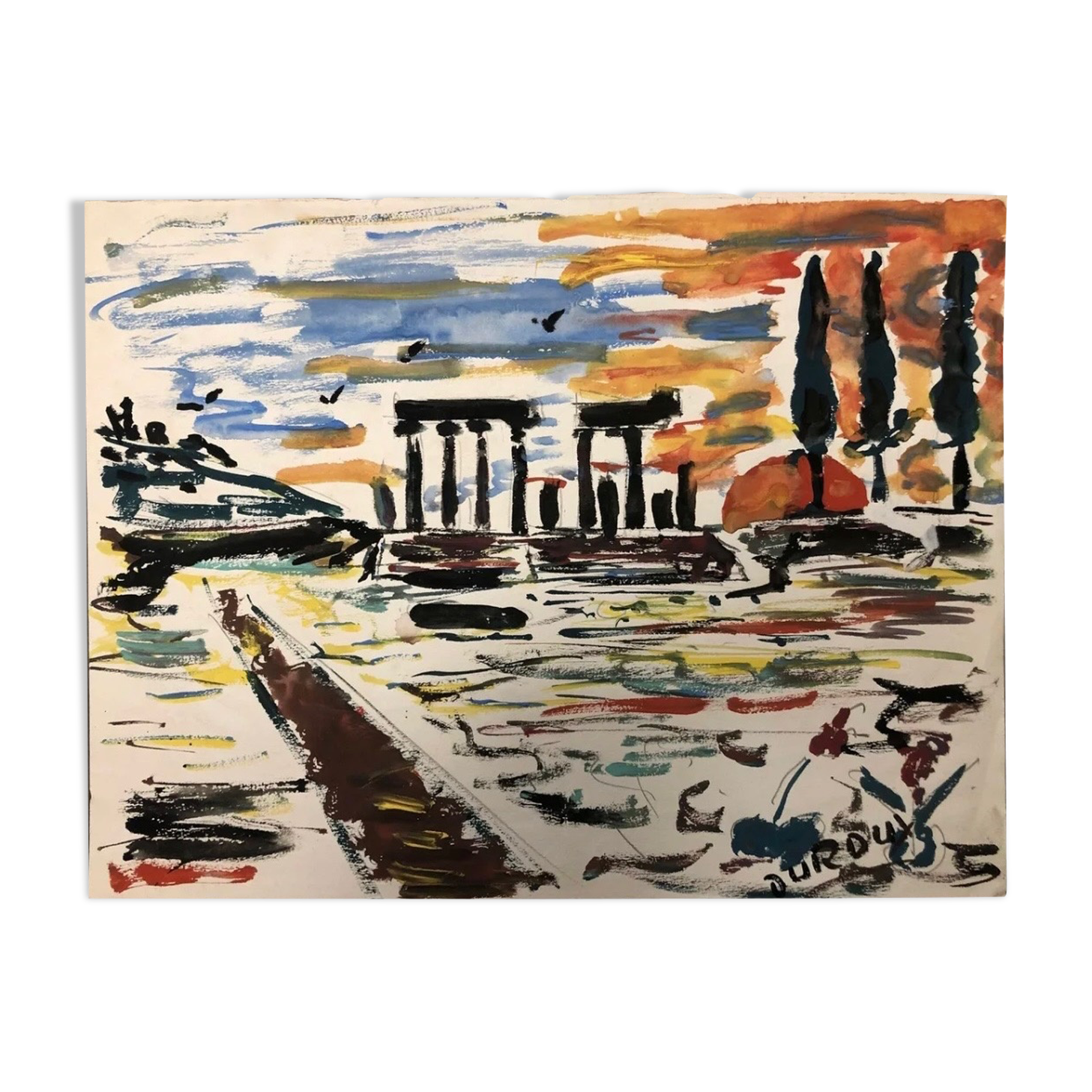 Painting painting by Duroux