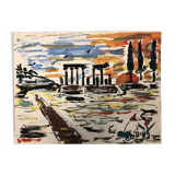 Painting painting by Duroux