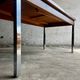 Mid-Century Belgian Brown Wood Veneer Dining Table with Chrome Legs — Silver Metal Base
