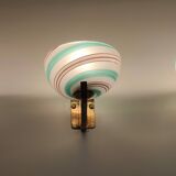 Rare Murano Glass and Brass Wall Light by Dino Martens for Aureliano Toso, Italy