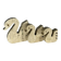 Swans Enzo Mari travertine for Fratelli Mannelli, Italy, 1970.