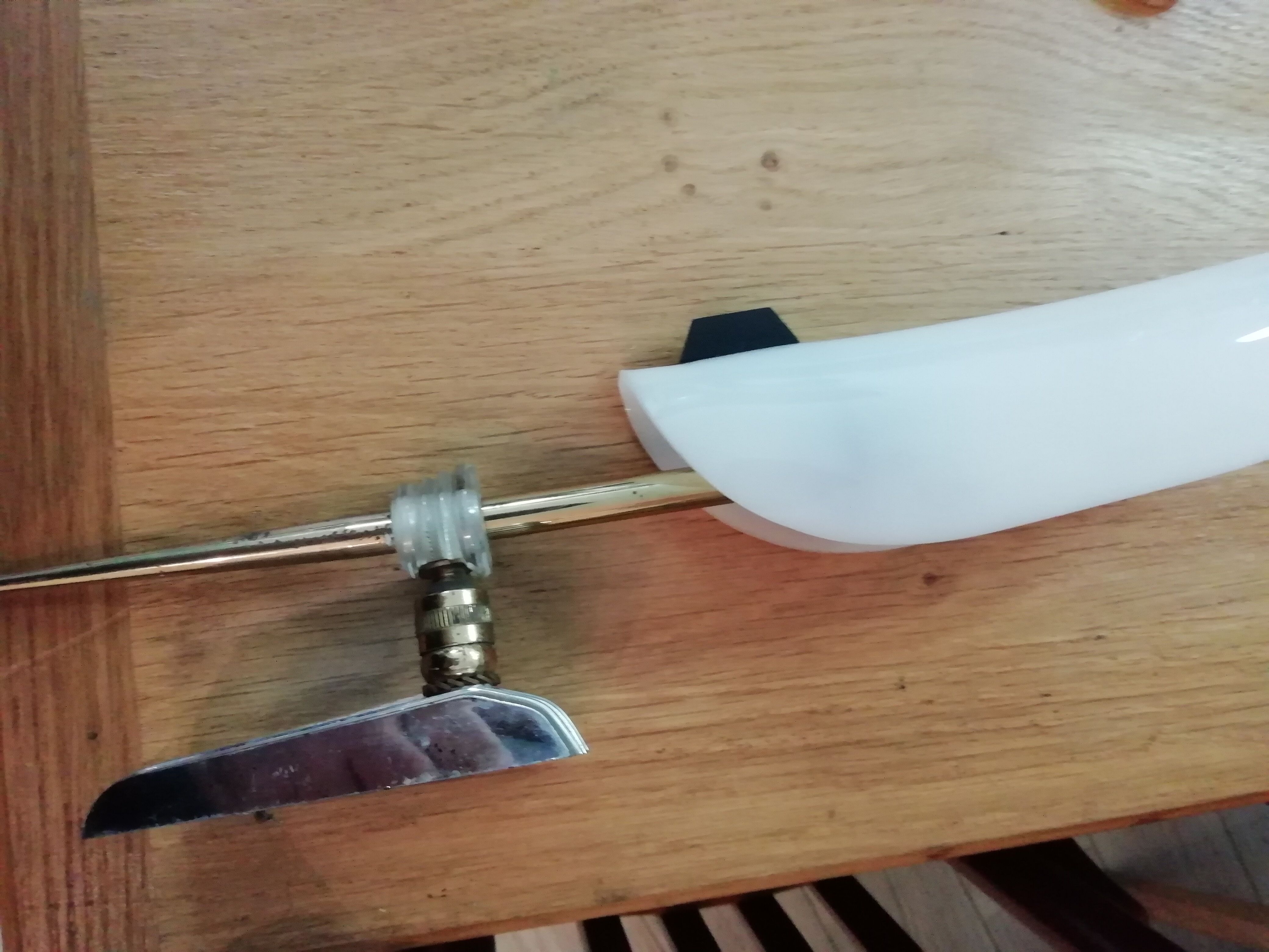 Pair of "60 years" wall light