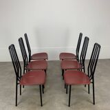 6 chairs by Giorgio Cattelan for Cidue Italy, postmodern, 1980s