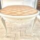 Cherry wood table with marquetry – Louis XV style