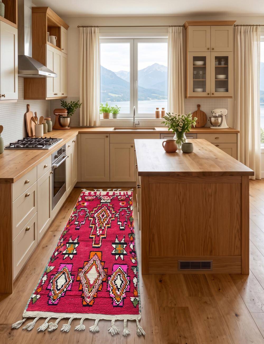 Berber Corridor Rug - 313 x 85 cm