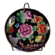 decorative plate porcelain cloisonné brass japan satsuma vintage 1950 1960