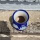 Vase betschdorf p. schmitter salt glaze cobalt s