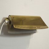Scandinavian wall lamp in golden brass
