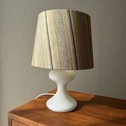 Vintage table lamp Ingo Maurer opal glass Design M ML1 1960s