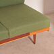 Green folding bench sofa by UP Zavody 1970